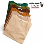 تی شرت یقه هفت پنبه ای کد 003